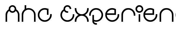 Aha Experience font preview